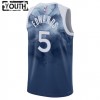 Maillot Enfant Minnesota Timberwolves Anthony Edwards 5 2023-24 Nike City Edition Bleu Swingman